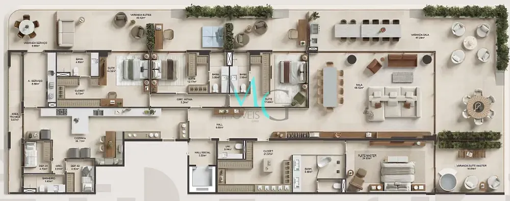Apartamento, 4 quartos, 1189 m² - Foto 36