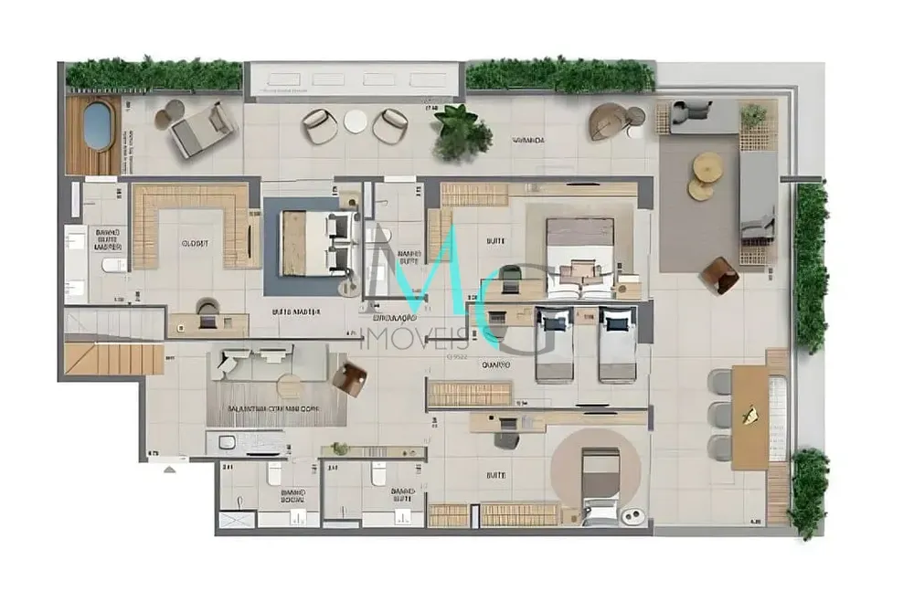 Cobertura, 3 quartos, 250 m² - Foto 62