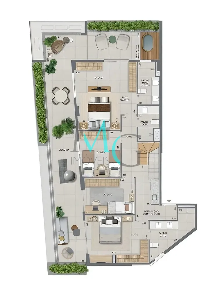 Cobertura, 3 quartos, 250 m² - Foto 39