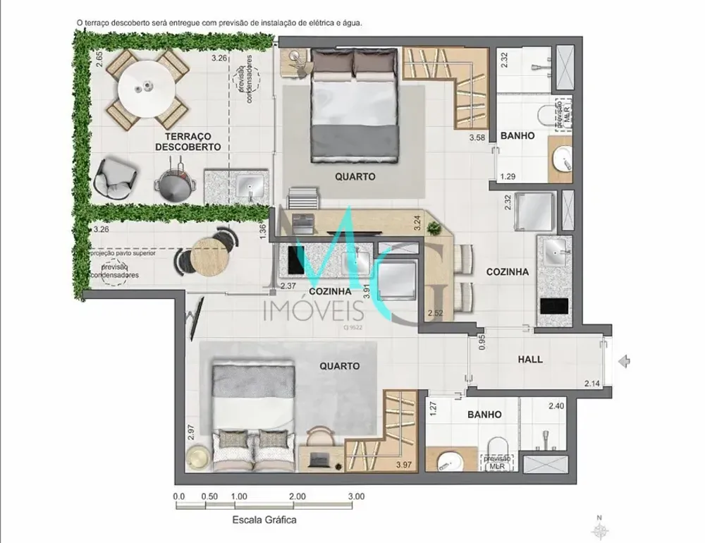 Apartamento, 2 quartos, 50 m² - Foto 29
