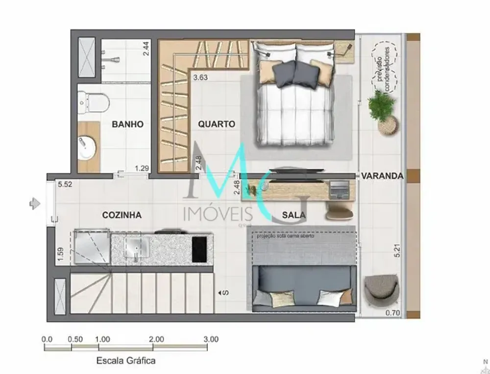 Apartamento, 2 quartos, 50 m² - Foto 32