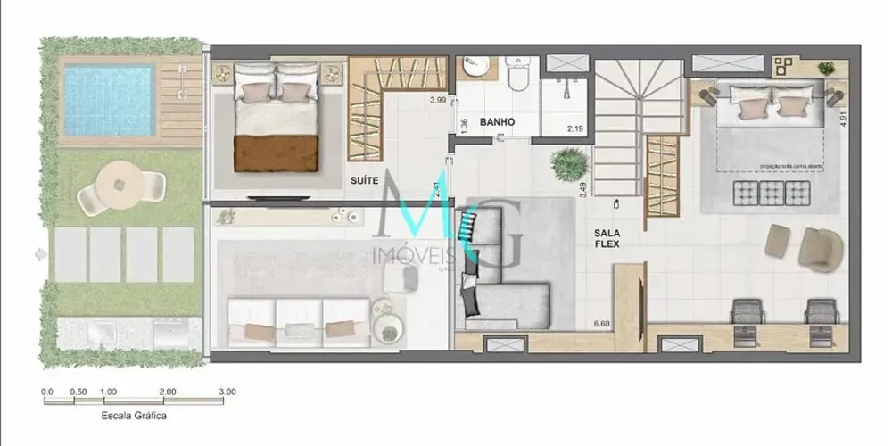 Apartamento, 2 quartos, 50 m² - Foto 51