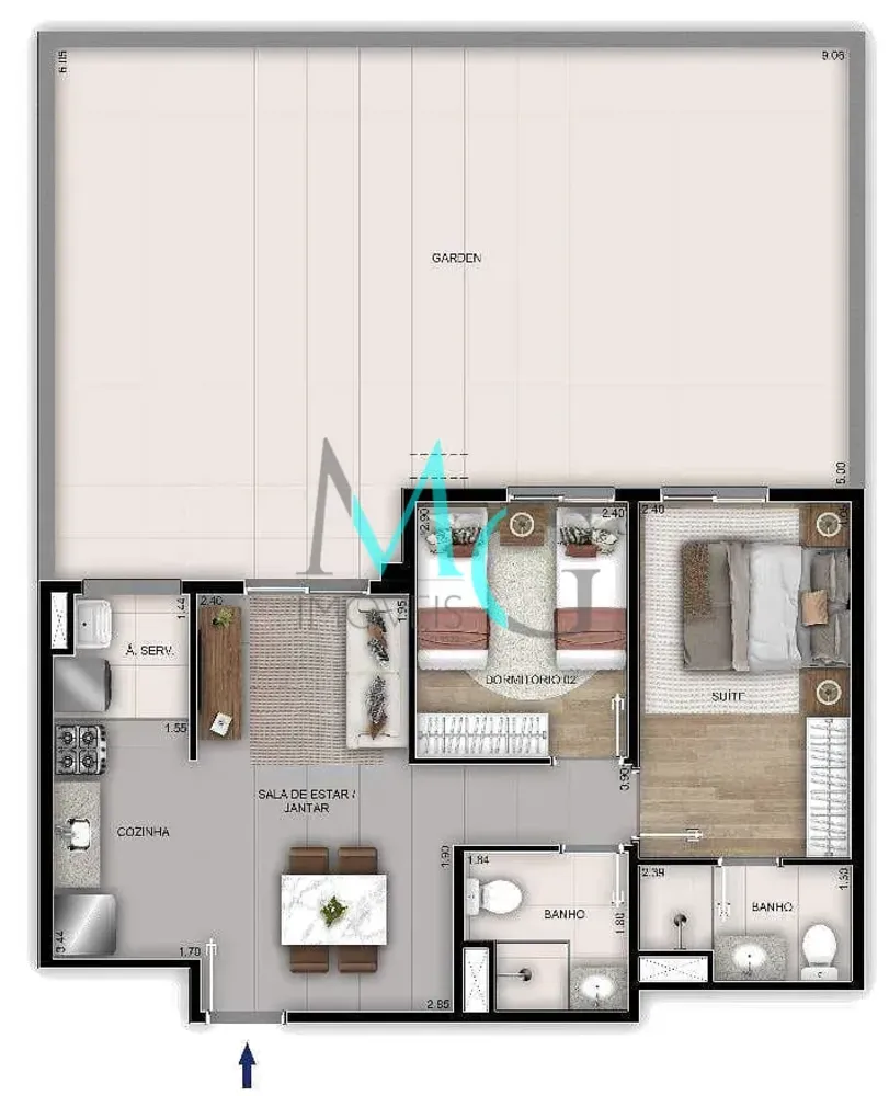 Apartamento, 2 quartos, 97 m² - Foto 16