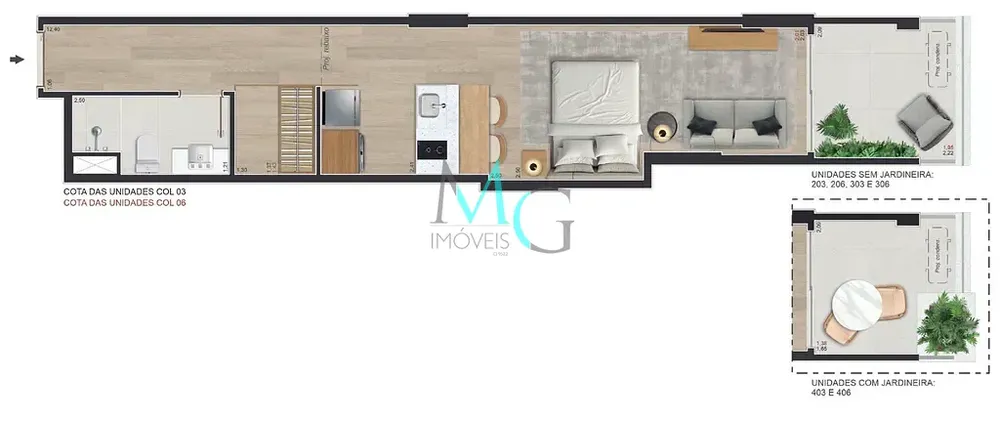 Apartamento, 1 quarto, 53 m² - Foto 15