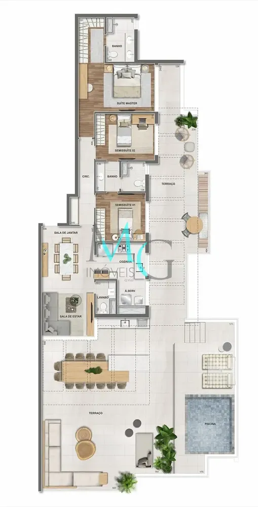 Cobertura, 3 quartos, 239 m² - Foto 84