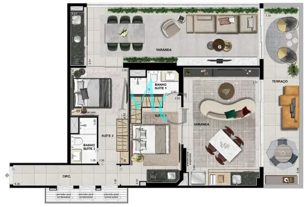 Cobertura, 2 quartos, 150 m² - Foto 33