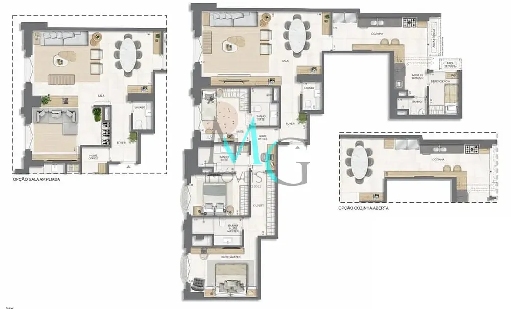 Apartamento, 3 quartos, 131 m² - Foto 87