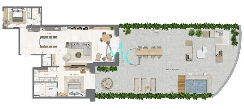 Apartamento, 3 quartos, 131 m² - Foto 125