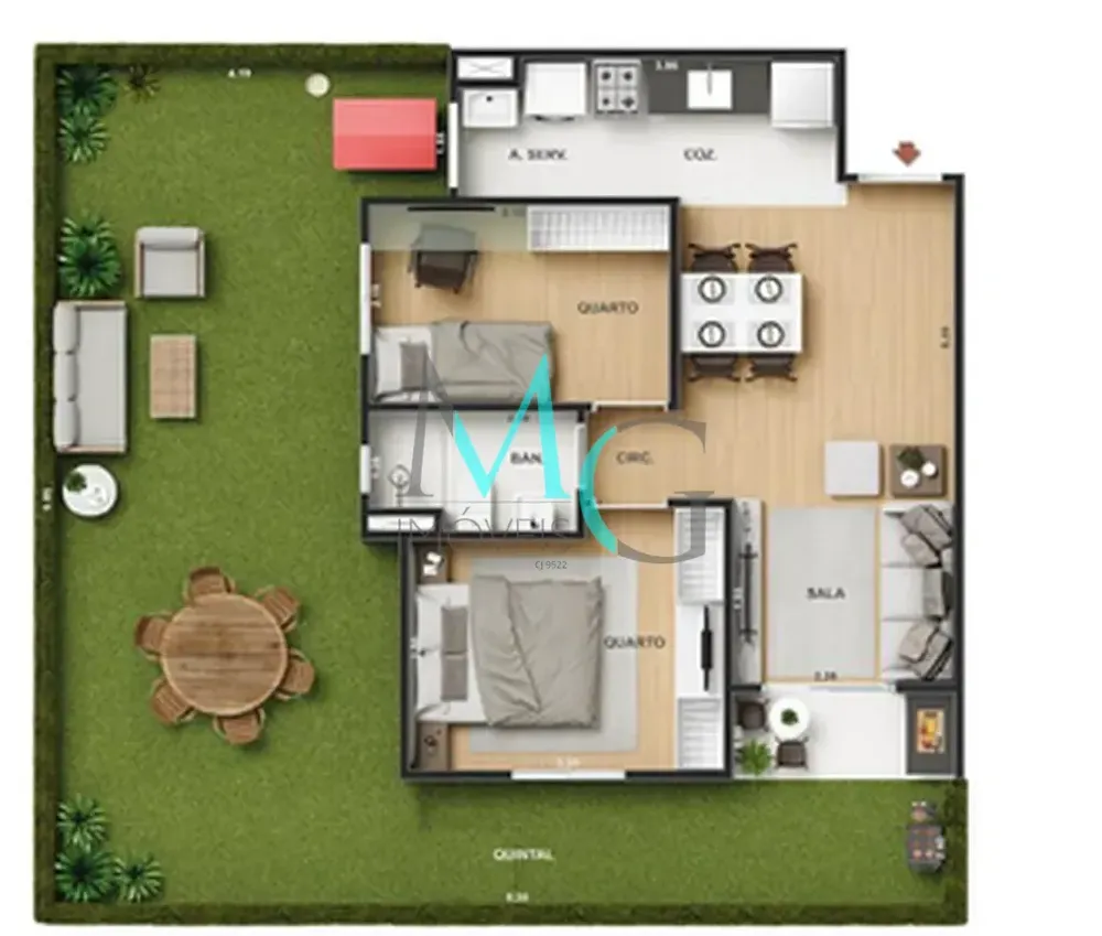 Apartamento, 2 quartos, 77 m² - Foto 29