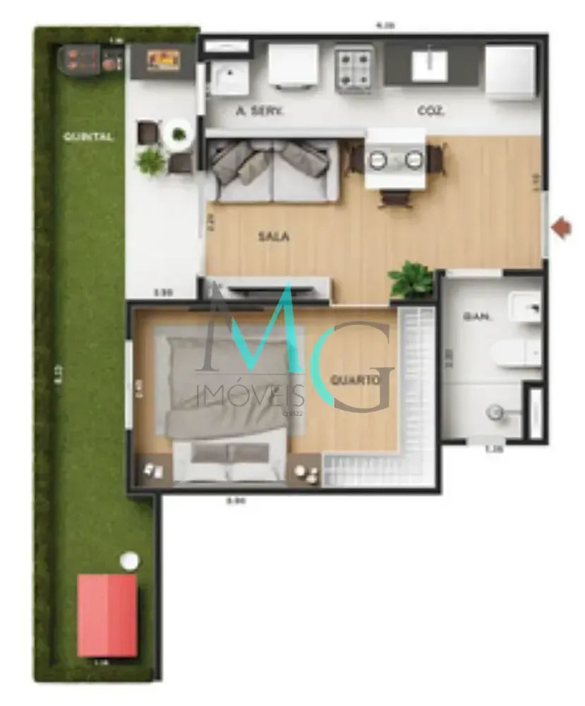 Apartamento, 2 quartos, 77 m² - Foto 24