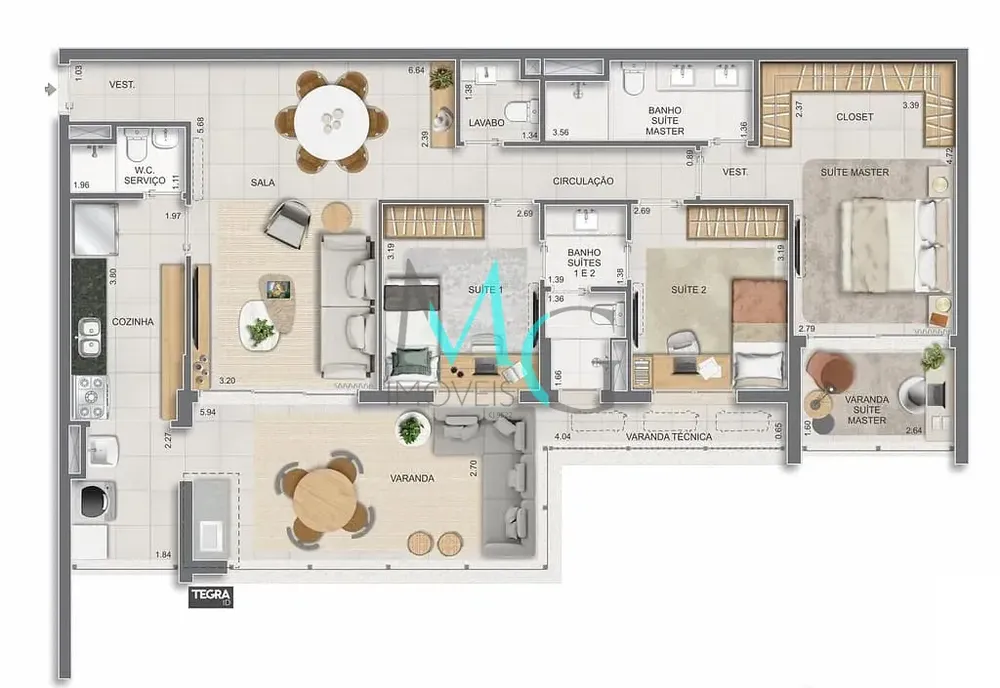 Cobertura, 4 quartos, 281 m² - Foto 106