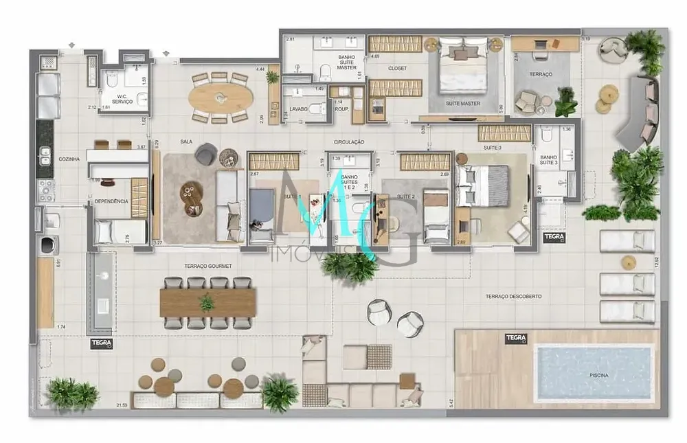 Cobertura, 4 quartos, 281 m² - Foto 132