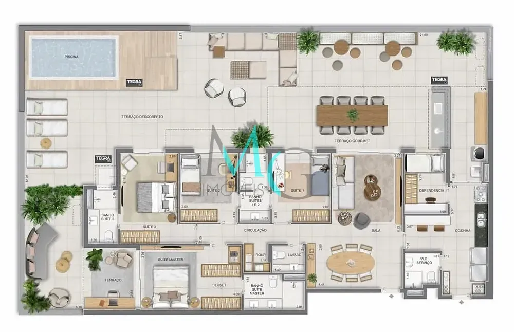 Cobertura, 4 quartos, 281 m² - Foto 134