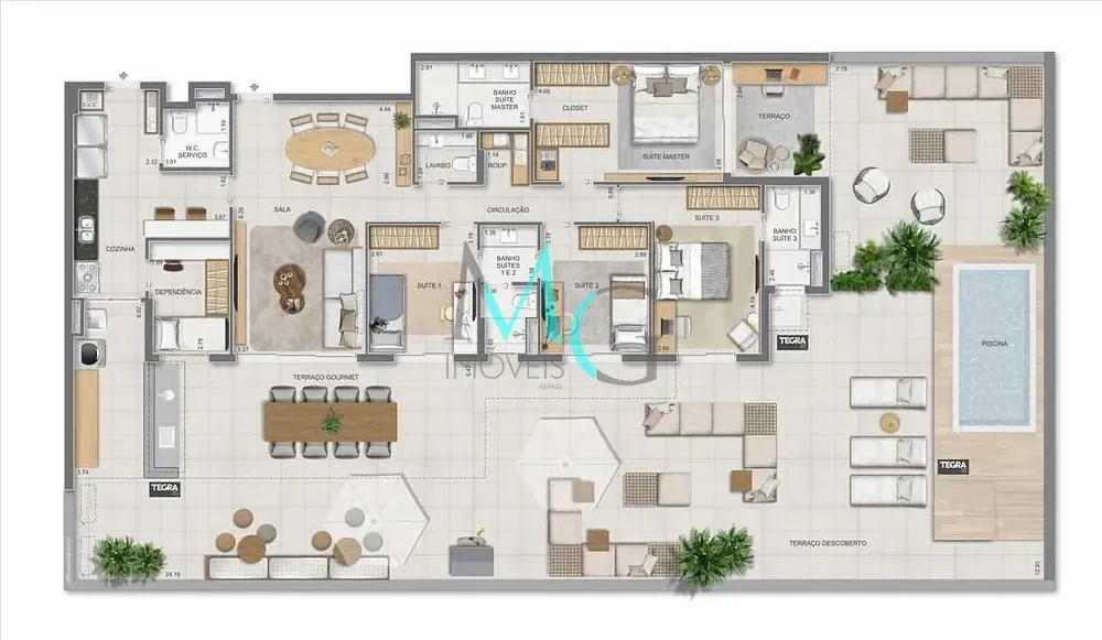 Cobertura, 4 quartos, 281 m² - Foto 145