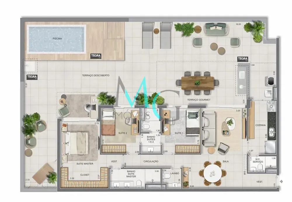 Cobertura, 4 quartos, 281 m² - Foto 118