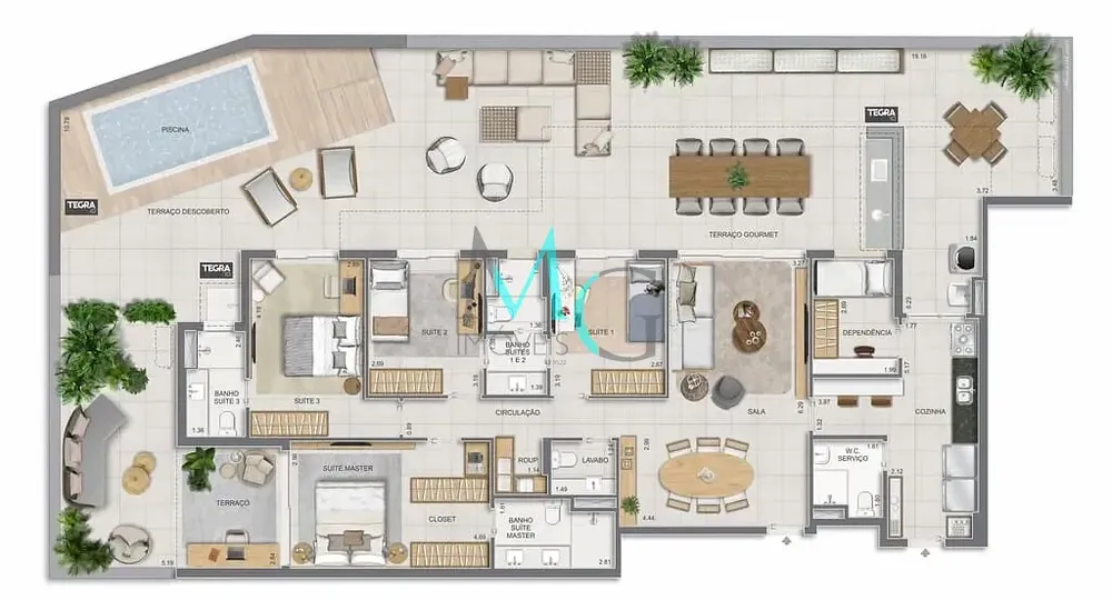 Cobertura, 4 quartos, 281 m² - Foto 126