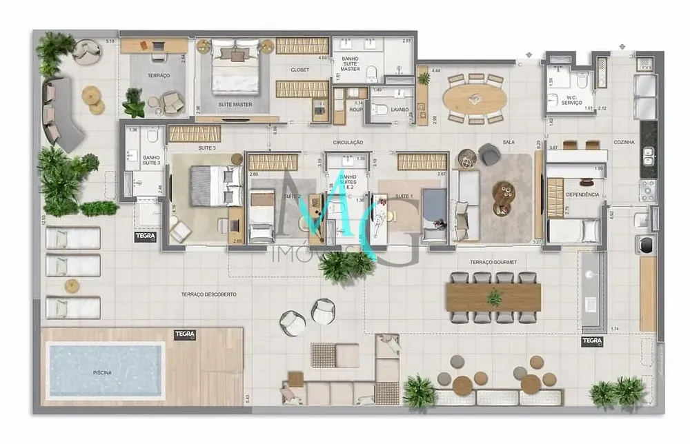 Cobertura, 4 quartos, 281 m² - Foto 133