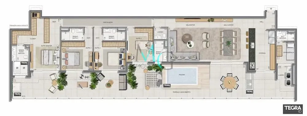 Cobertura, 4 quartos, 281 m² - Foto 1