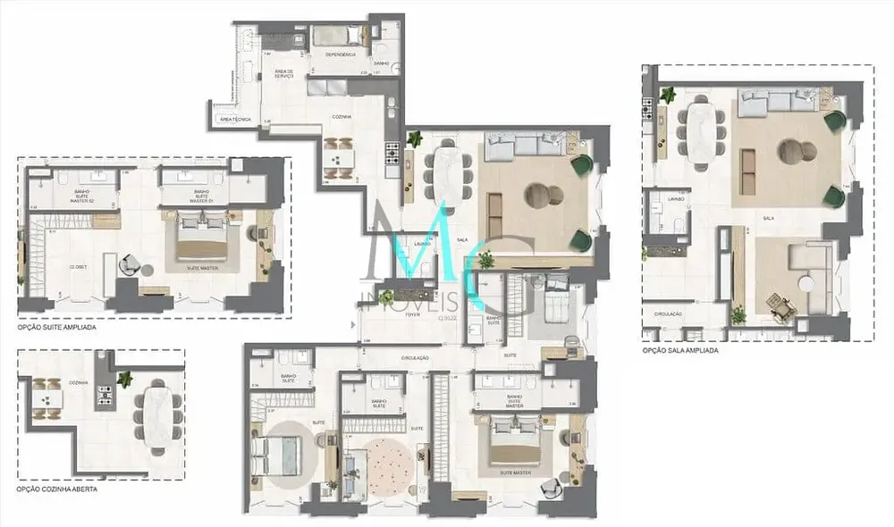 Apartamento, 4 quartos, 171 m² - Foto 72