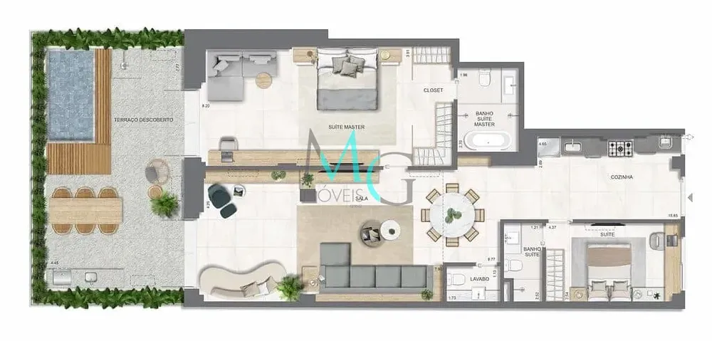 Apartamento, 4 quartos, 171 m² - Foto 54