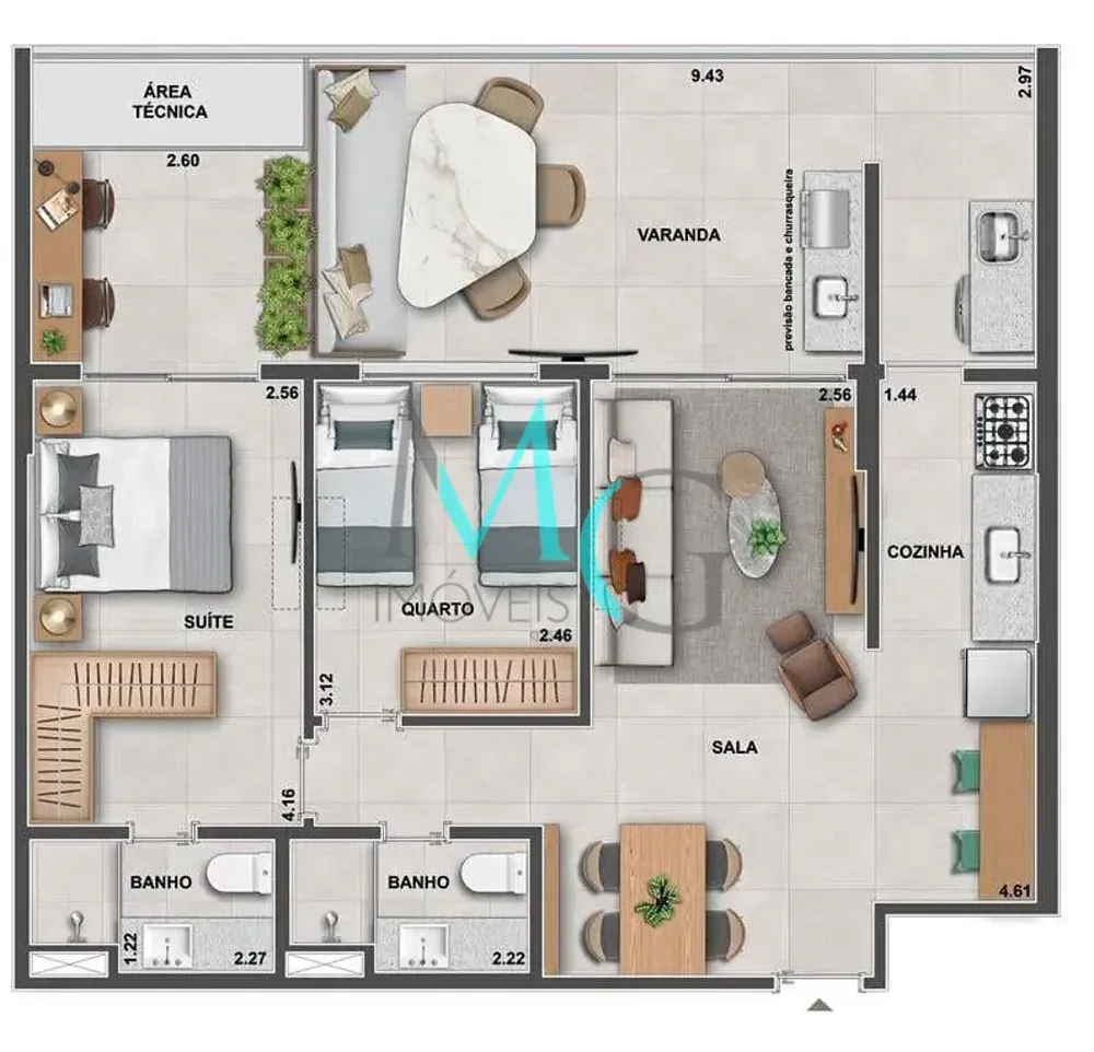 Apartamento, 3 quartos, 183 m² - Foto 23