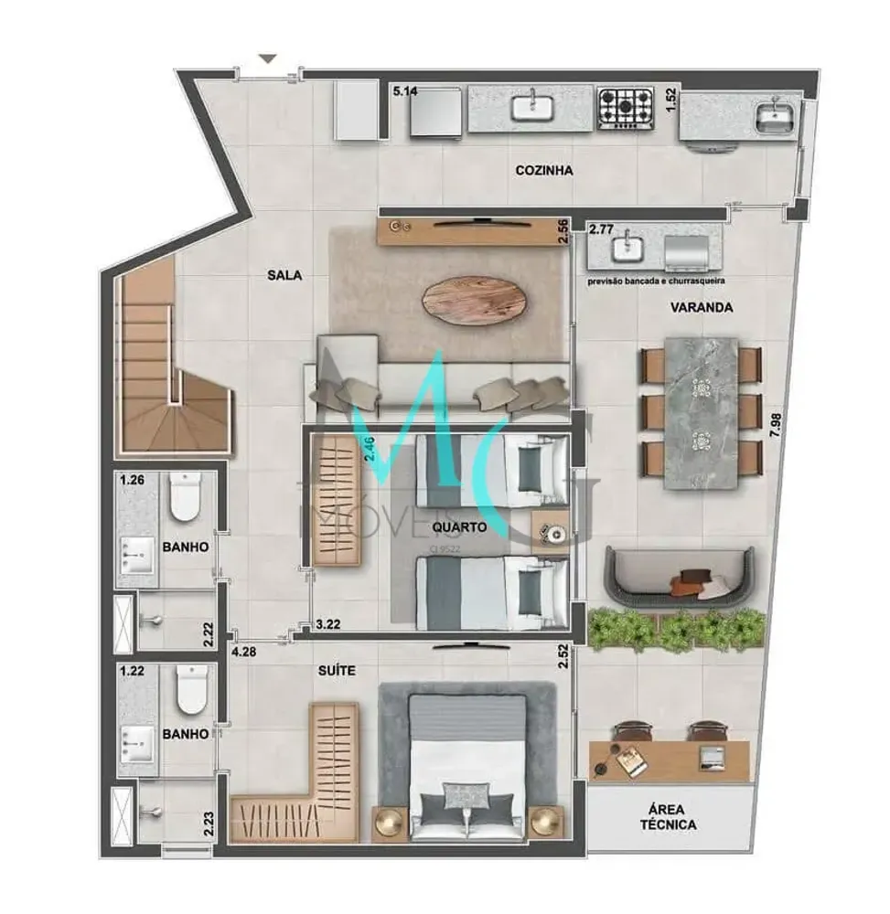 Apartamento, 3 quartos, 183 m² - Foto 31