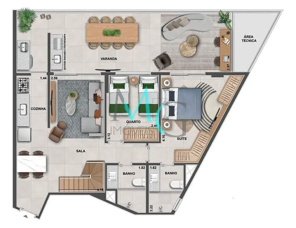 Apartamento, 3 quartos, 183 m² - Foto 40