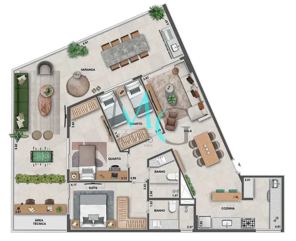 Apartamento, 3 quartos, 183 m² - Foto 28