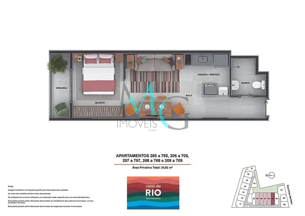 Apartamento, 1 quarto, 32 m² - Foto 19
