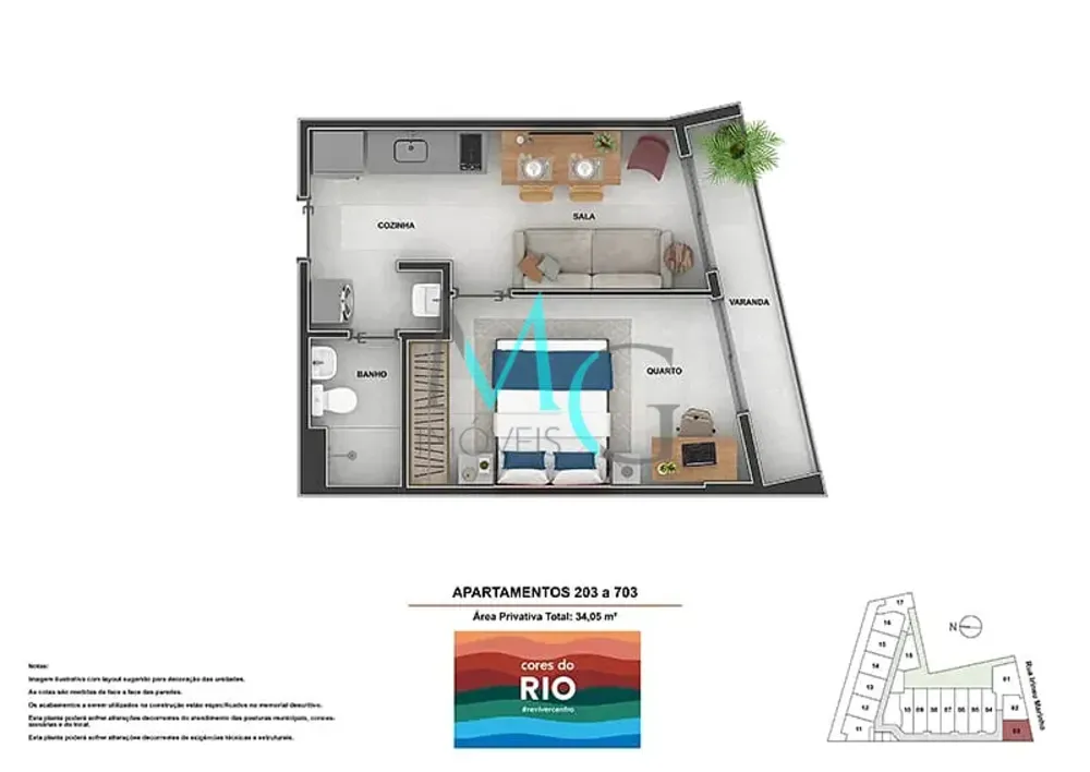 Apartamento, 1 quarto, 32 m² - Foto 35