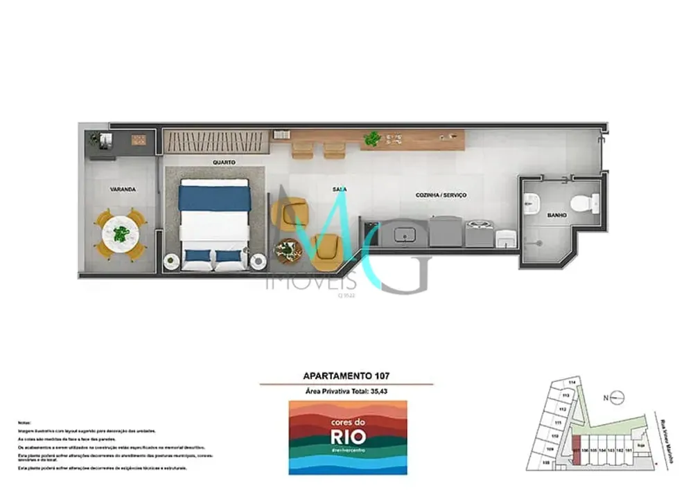 Apartamento, 1 quarto, 32 m² - Foto 28