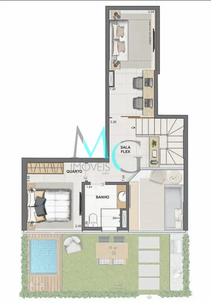Apartamento, 2 quartos, 65 m² - Foto 45