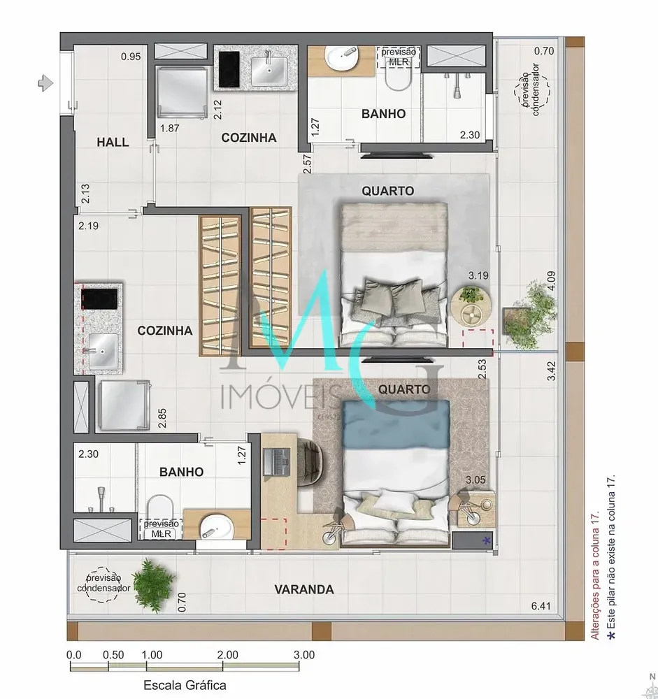 Apartamento, 2 quartos, 65 m² - Foto 27