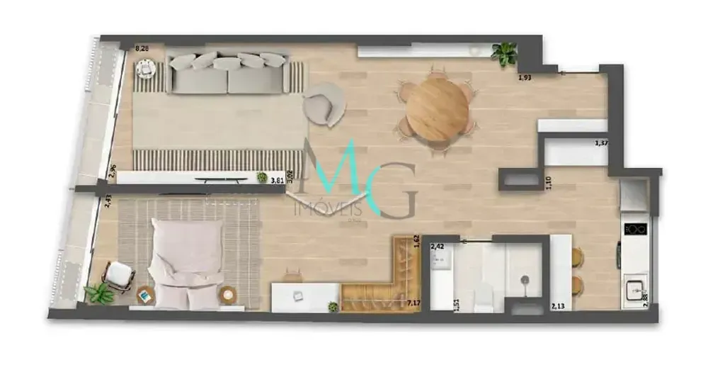 Apartamento, 1 quarto, 65 m² - Foto 26