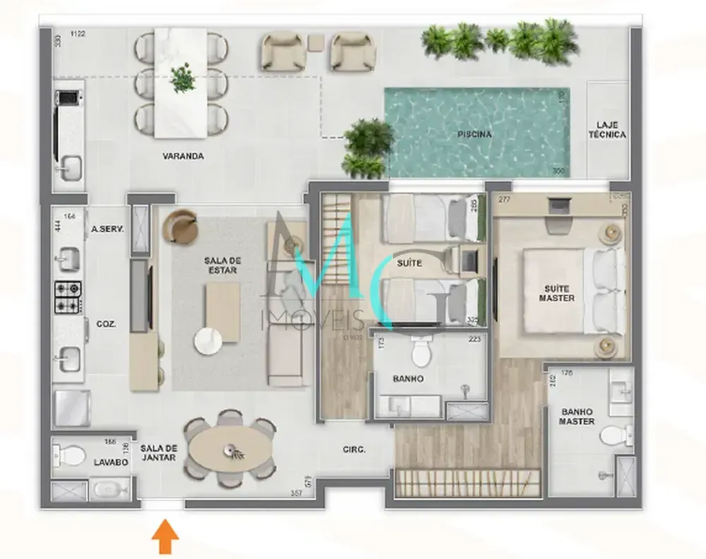 Apartamento, 3 quartos, 114 m² - Foto 58