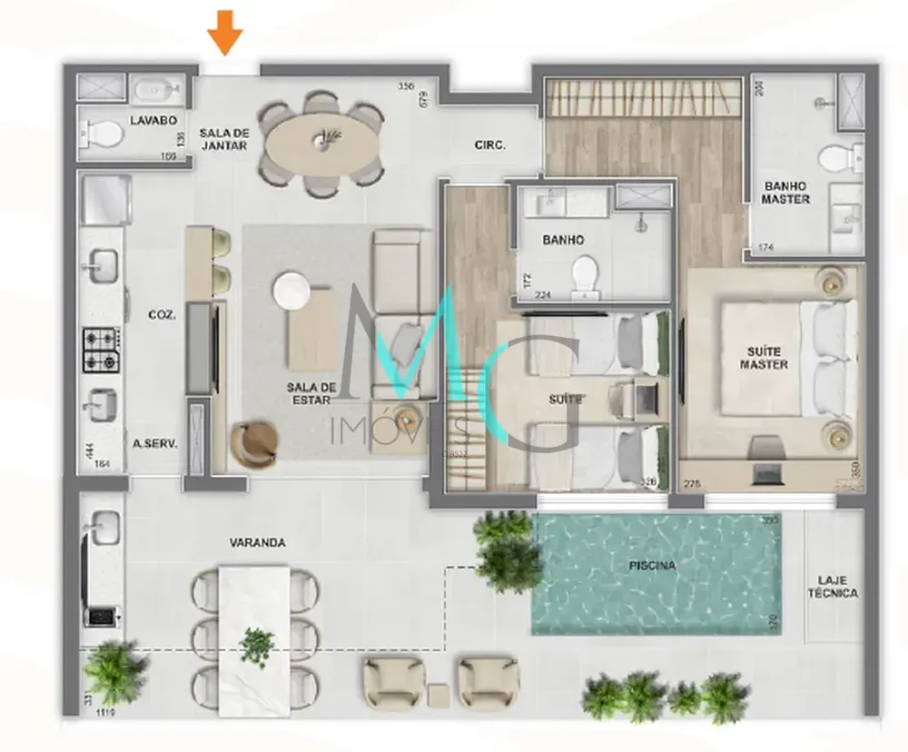 Apartamento, 3 quartos, 114 m² - Foto 57