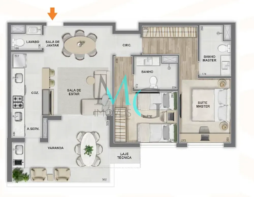 Apartamento, 3 quartos, 114 m² - Foto 55
