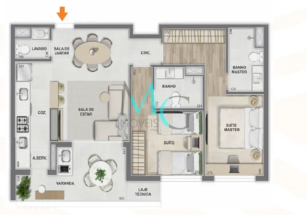 Apartamento, 3 quartos, 114 m² - Foto 53