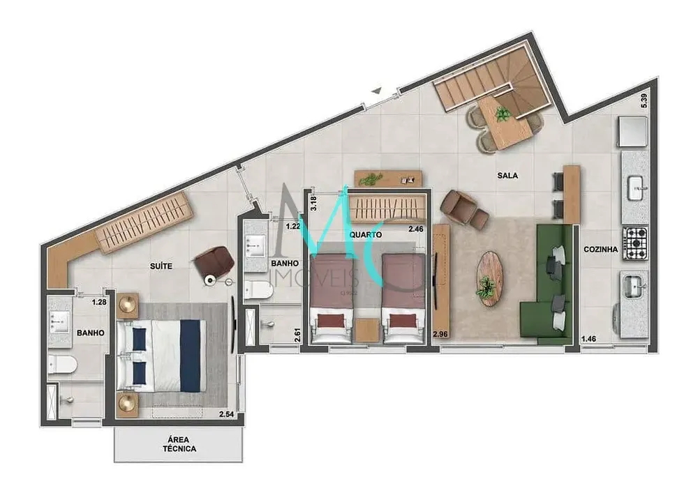 Apartamento, 2 quartos, 113 m² - Foto 28