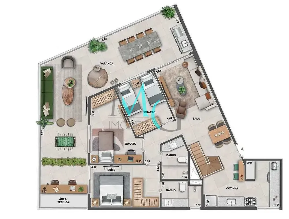 Apartamento, 2 quartos, 113 m² - Foto 31