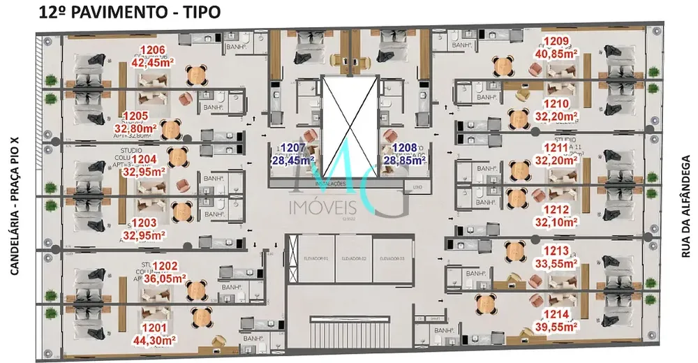 Apartamento, 1 quarto, 32 m² - Foto 33