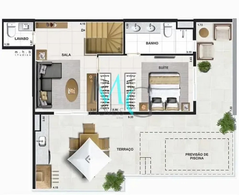 Cobertura, 3 quartos, 128 m² - Foto 64
