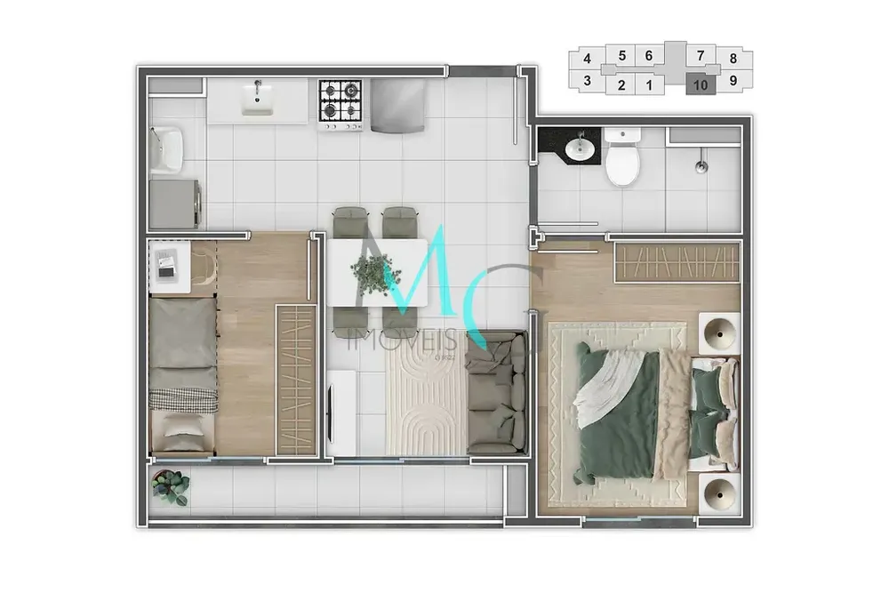 Apartamento, 2 quartos, 74 m² - Foto 19