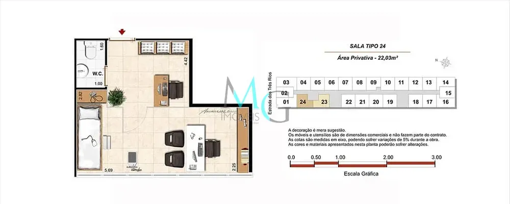 Sala-Conjunto, 22 m² - Foto 10