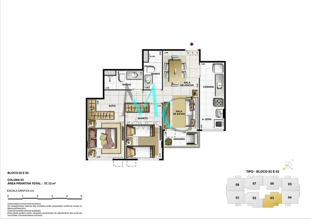 Apartamento, 2 quartos, 90 m² - Foto 19