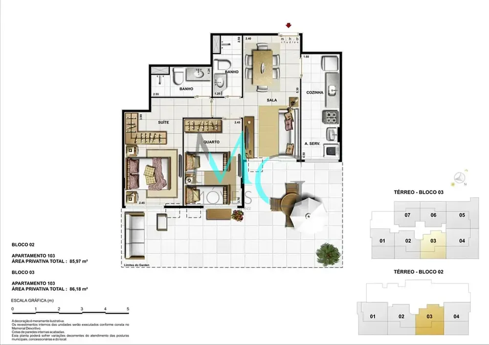 Apartamento, 2 quartos, 90 m² - Foto 26