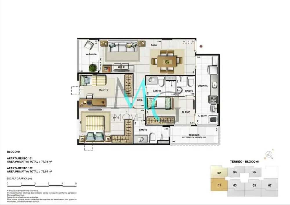 Apartamento, 2 quartos, 90 m² - Foto 23