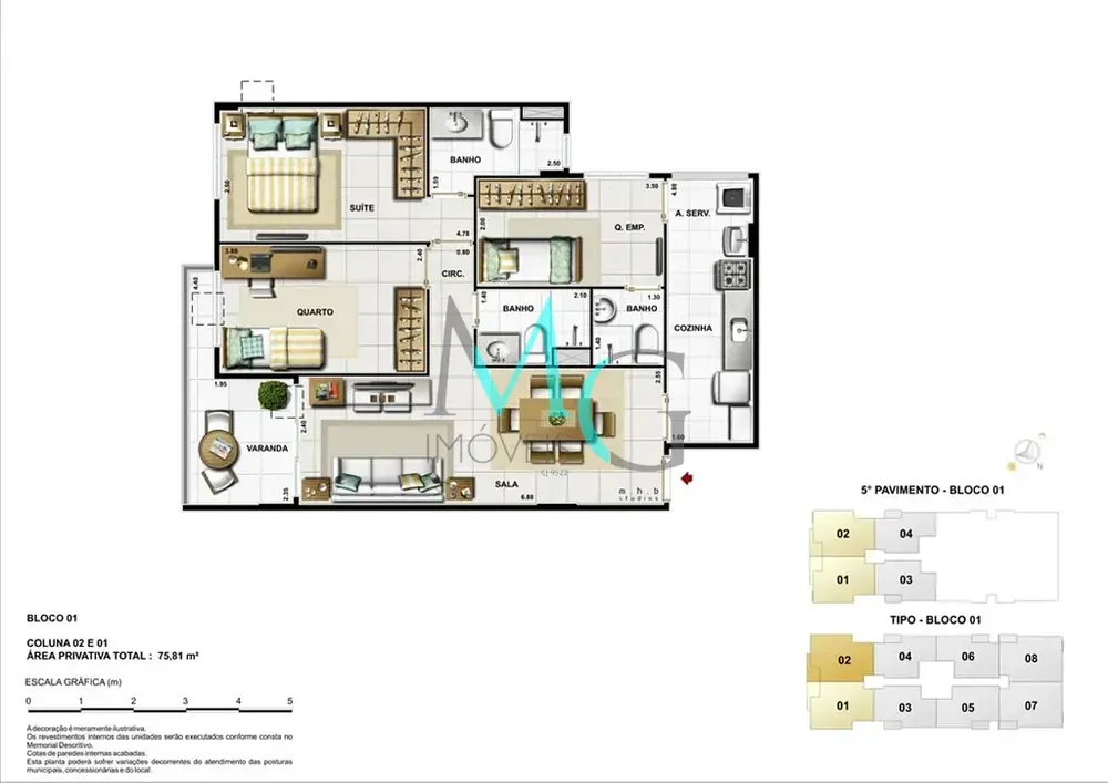 Apartamento, 2 quartos, 90 m² - Foto 22