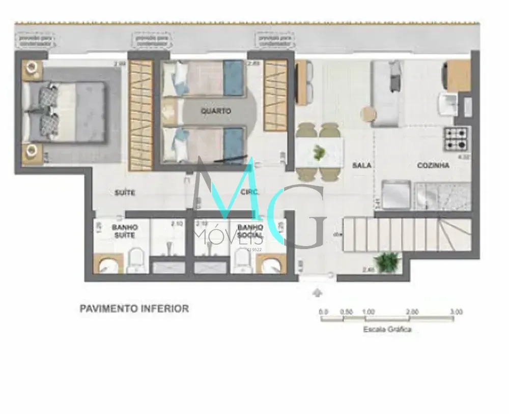 Apartamento, 3 quartos, 81 m² - Foto 48