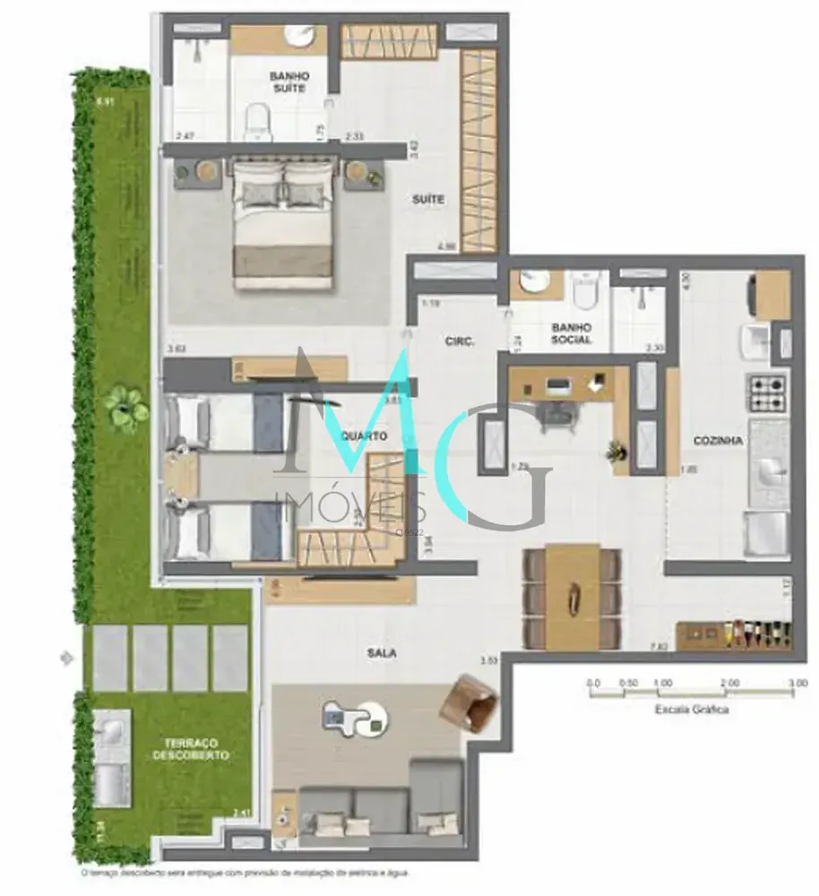 Apartamento, 3 quartos, 81 m² - Foto 52